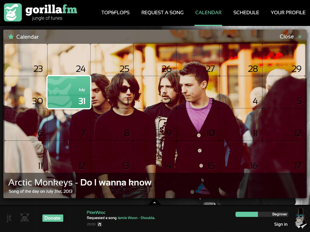 GorillaFM screenshot
