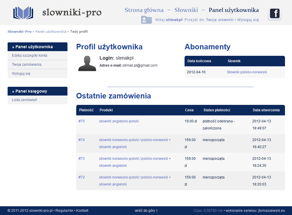 Slowniki-Pro screenshot