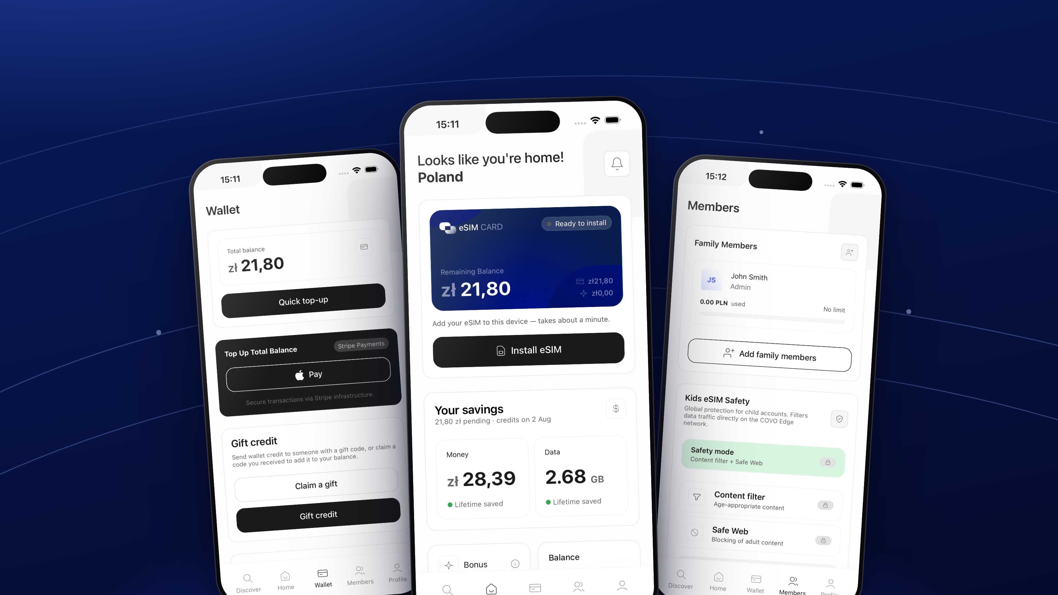 Covo — An eSIM wallet for international travelers