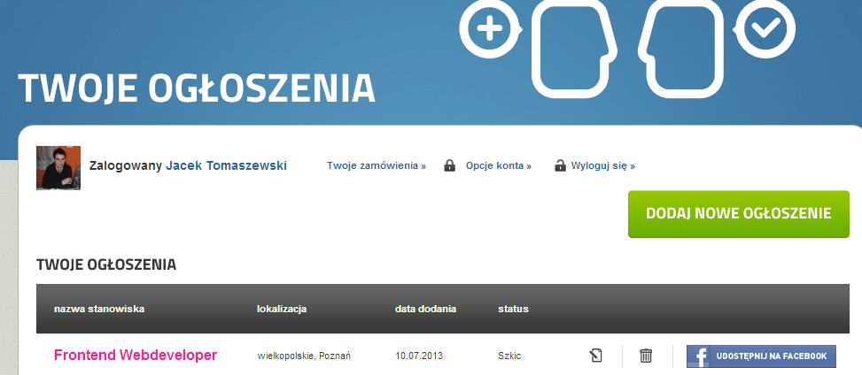 Zrzut ekranu — TerazZaraz